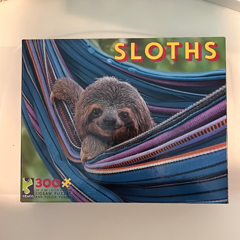 Sloth Puzzle: 300 pieces 🧩